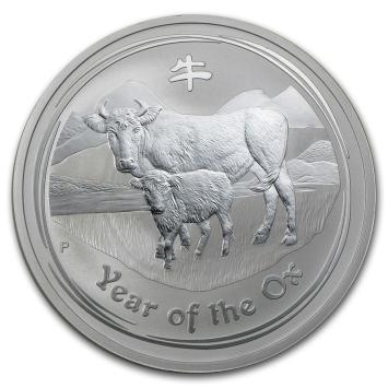 Australië Lunar 2 Os 2009 2 ounce silver